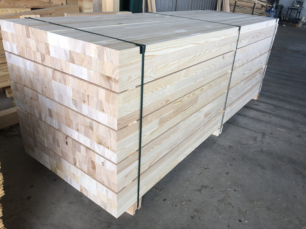 Vigas laminadas Premium de madera de pino silvestre